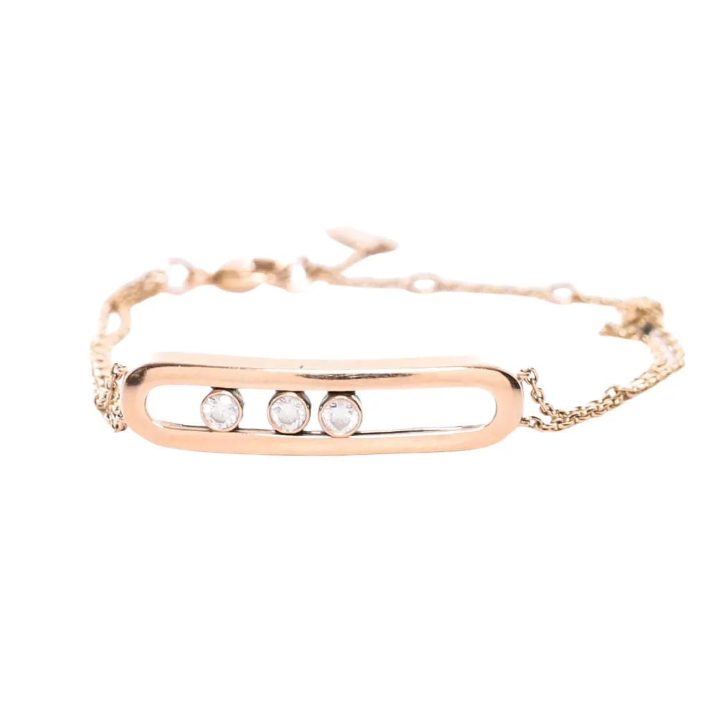 MESSIKA - Bracelet Move or rose et diamants sold by 58 Facettes