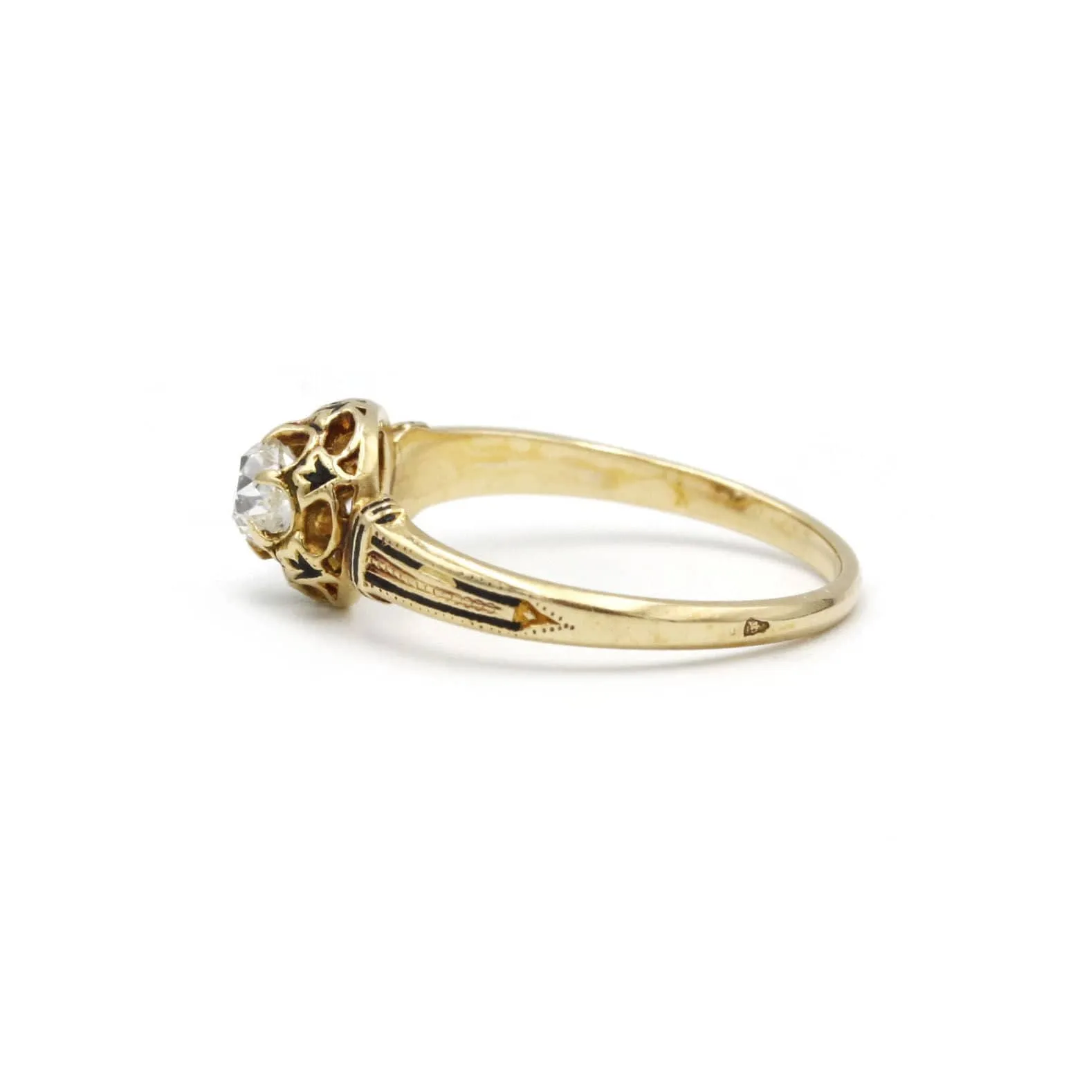 Bague Or jaune Diamant sold by 58 Facettes product image thumbnail 2