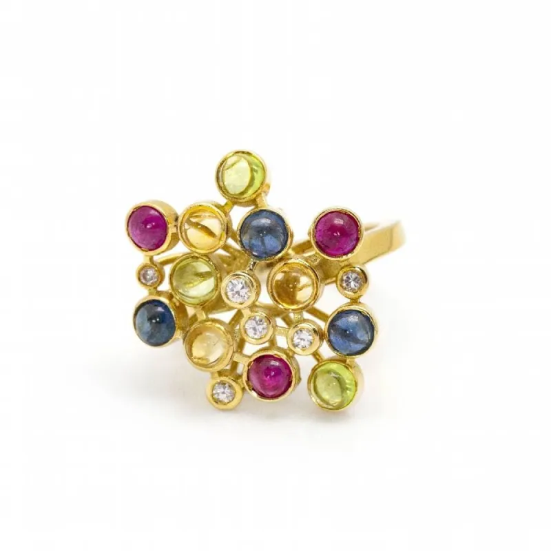 Bague COLOR BUBBLES en Or et Diamants sold by 58 Facettes