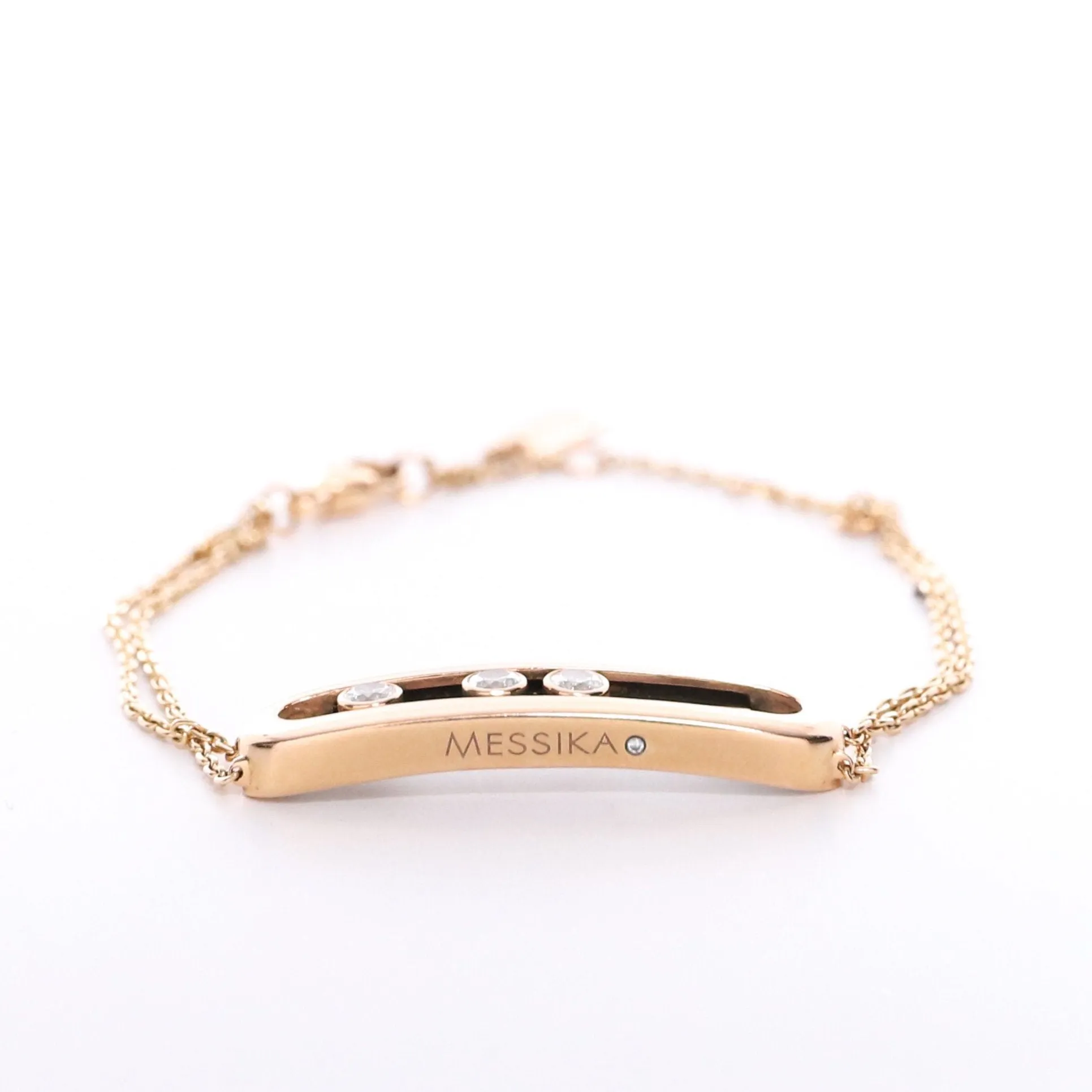 MESSIKA - Bracelet Move or rose et diamants sold by 58 Facettes product image thumbnail 2