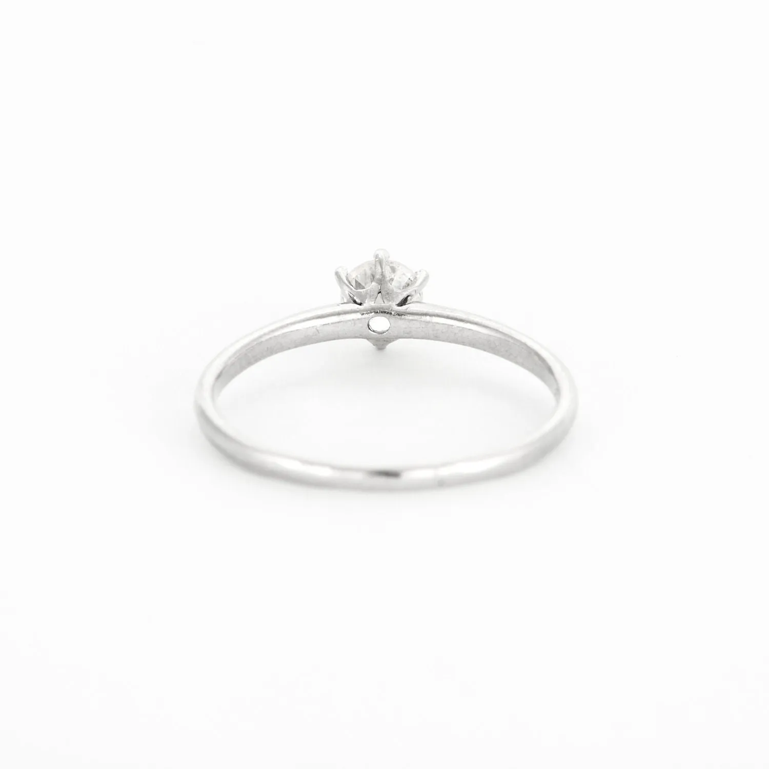 Solitaire - Bague en or blanc 18k et diamant 0,50 ct sold by 58 Facettes product image thumbnail 5