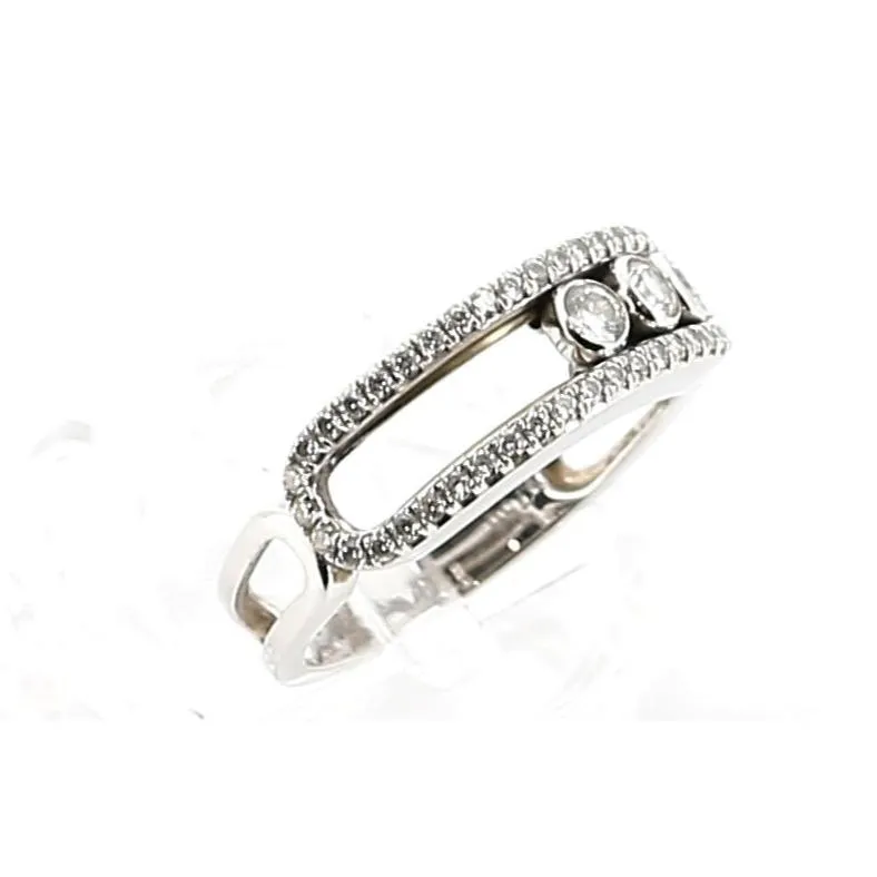 MESSIKA - Bague Move Classique Or blanc et Diamants sold by 58 Facettes product image thumbnail 2