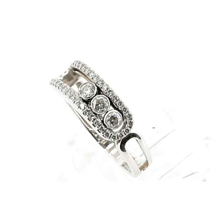 MESSIKA - Bague Move Classique Or blanc et Diamants sold by 58 Facettes product image thumbnail 3