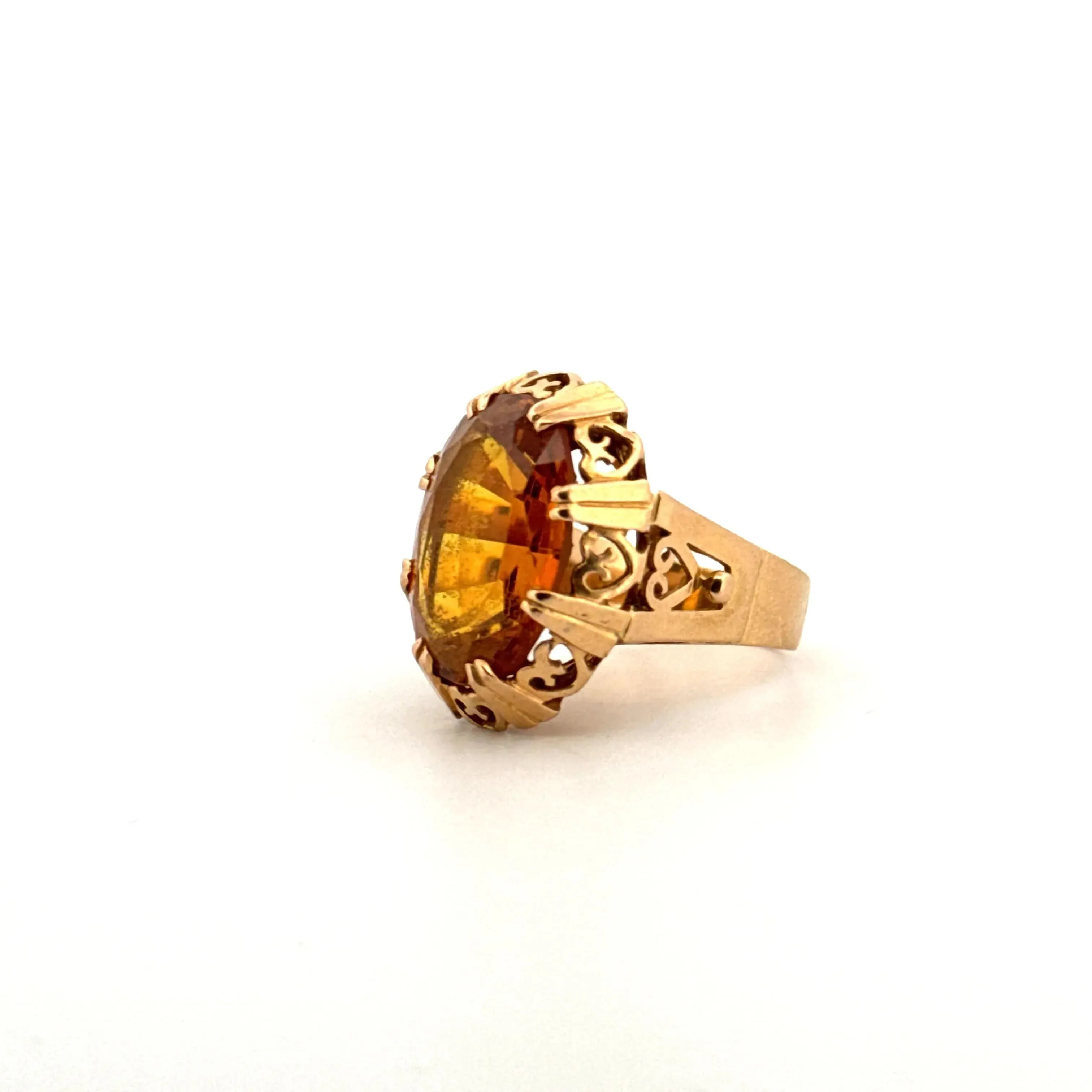Bague Cocktail Or Jaune 18k & Saphir sold by 58 Facettes product image thumbnail 2