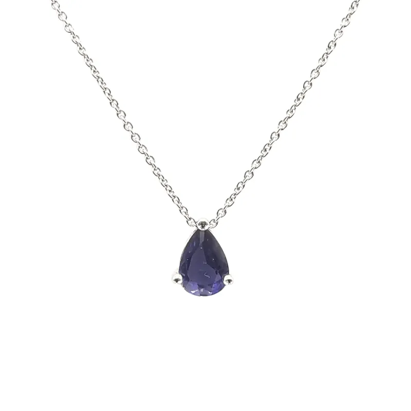Collier Solitaire 1 saphir 0.75 ct sold by 58 Facettes