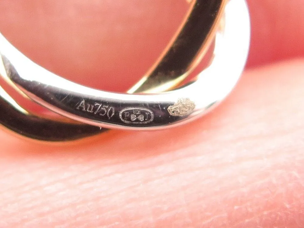 collier pendentif POIRAY tresse pm diamants or 18k chaine 9k sold by 58 Facettes product image thumbnail 4