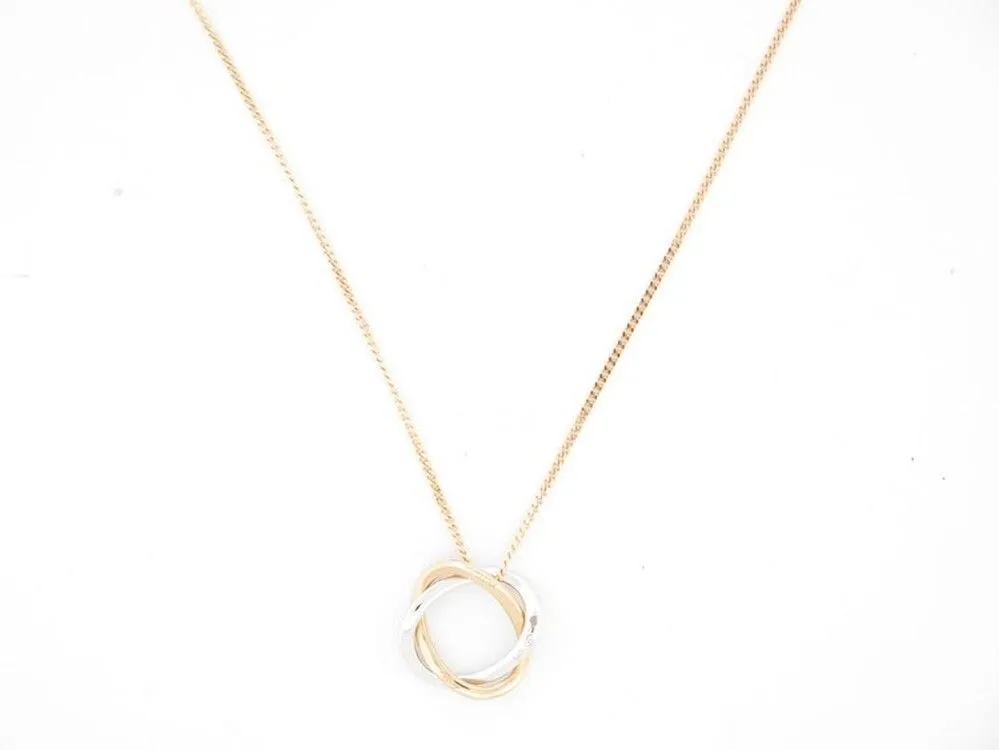 collier pendentif POIRAY tresse pm diamants or 18k chaine 9k sold by 58 Facettes product image thumbnail 2