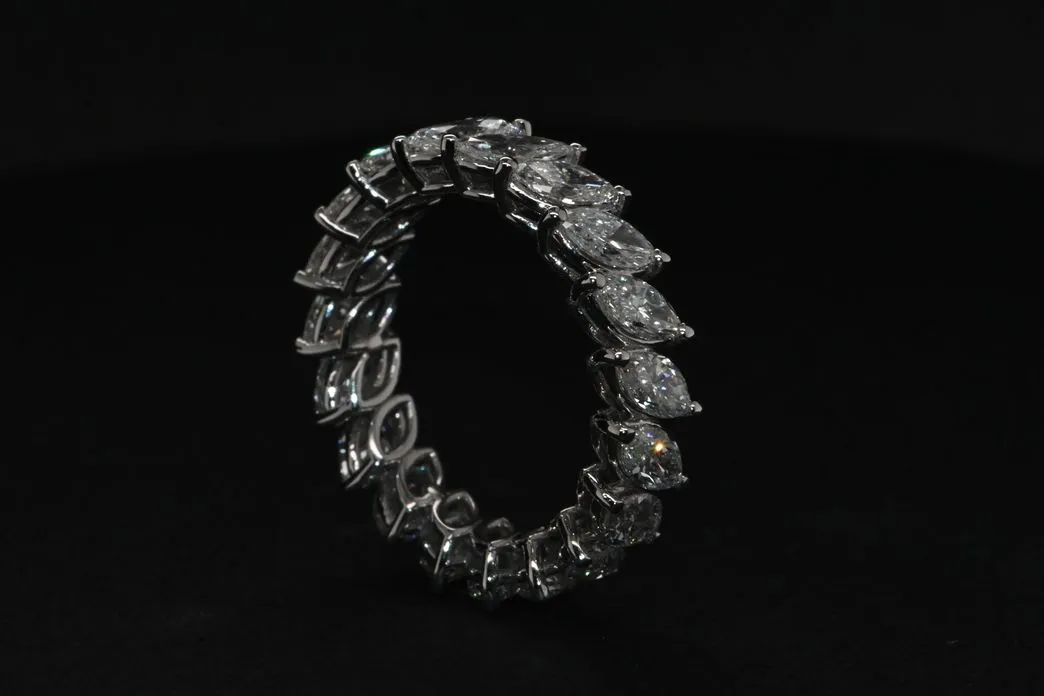 Bague de fiançailles - Alliance en or blanc 18 carats et diamants sold by 58 Facettes product image thumbnail 4