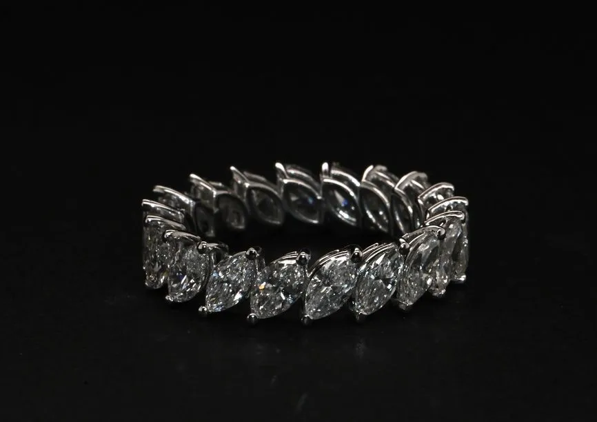 Bague de fiançailles - Alliance en or blanc 18 carats et diamants sold by 58 Facettes product image thumbnail 5