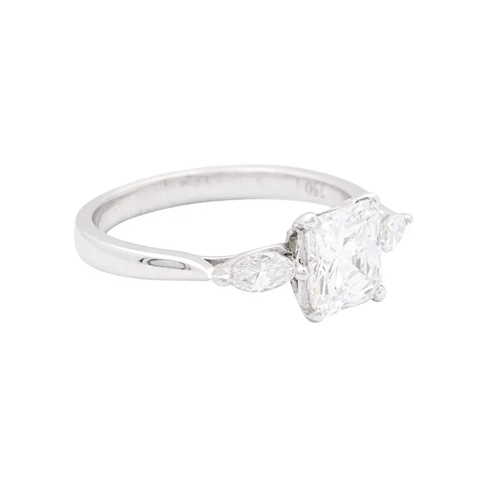 Bague or blanc, diamant 1,08 carat. sold by 58 Facettes product image thumbnail 4