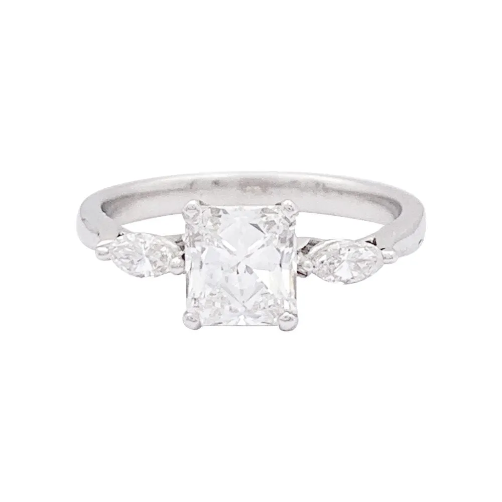 Bague or blanc, diamant 1,08 carat. sold by 58 Facettes