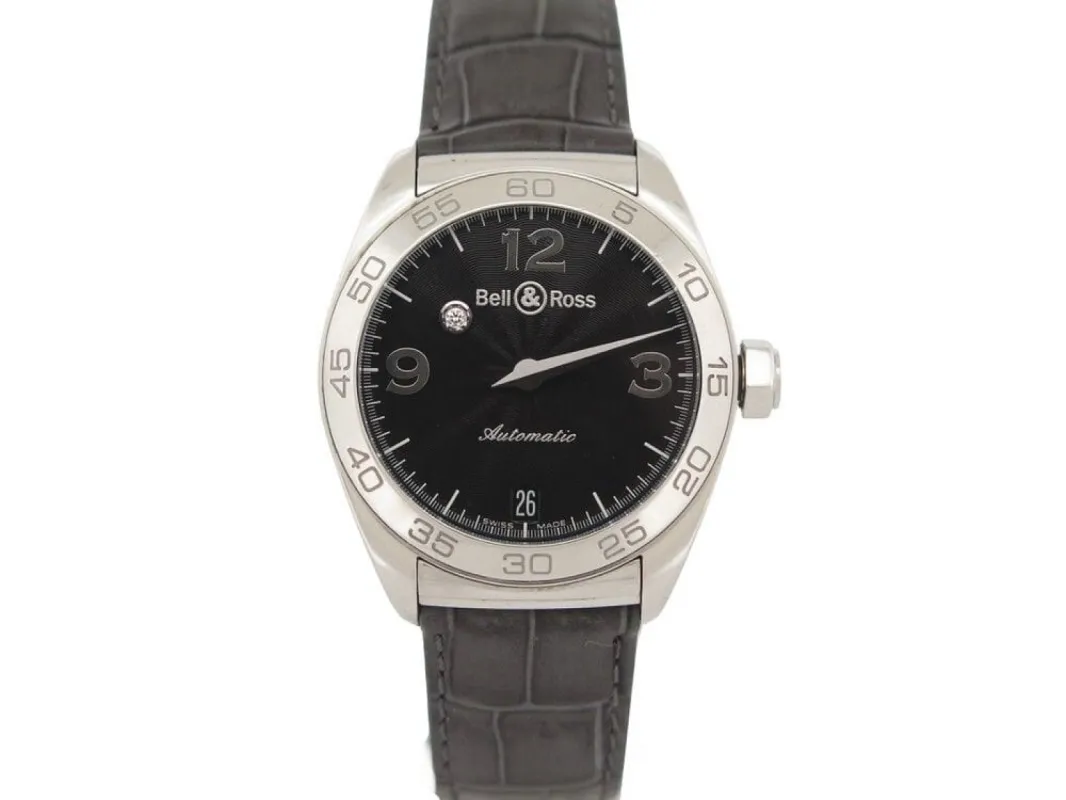 montre BELL & ROSS mystery automatique diamant acier sold by 58 Facettes