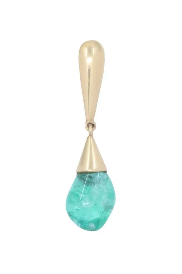 Pendentif émeraude en goutte sold by 58 Facettes