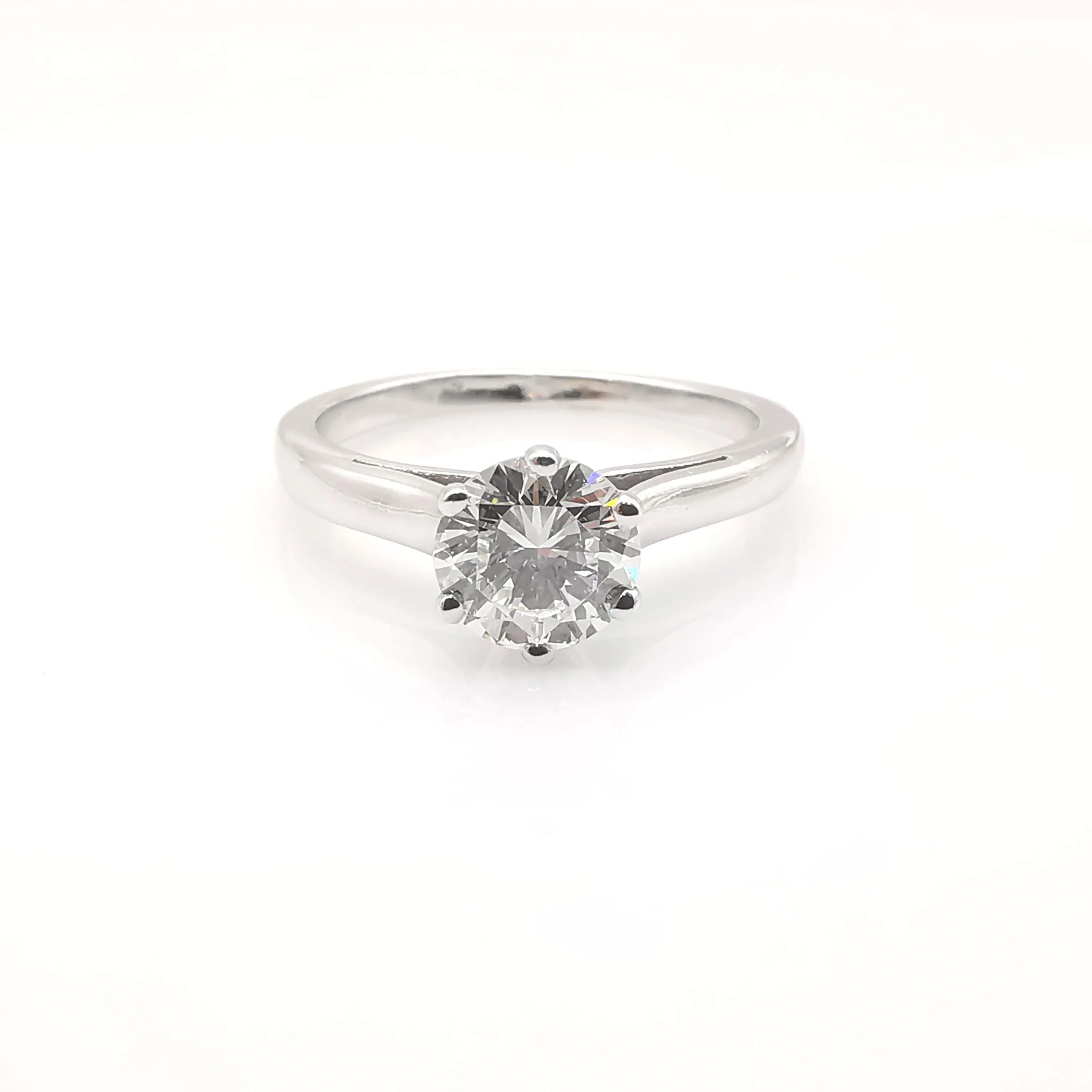 Bague solitaire Or blanc Diamant sold by 58 Facettes