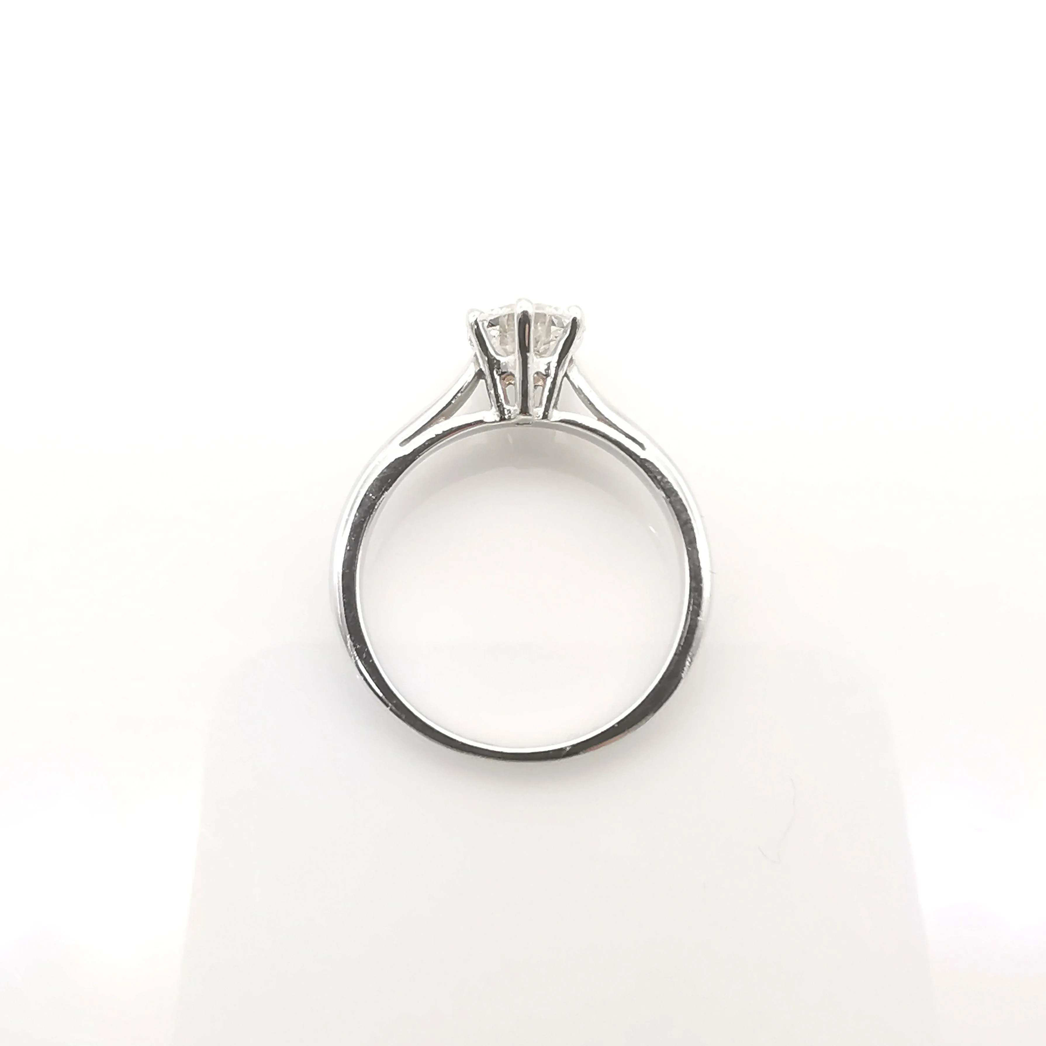 Bague solitaire Or blanc Diamant sold by 58 Facettes product image thumbnail 5
