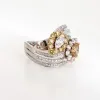 Bague Moi et Toi Diamants de Couleur sold by 58 Facettes