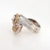 Bague Moi et Toi Diamants de Couleur sold by 58 Facettes