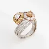 Bague Moi et Toi Diamants de Couleur sold by 58 Facettes