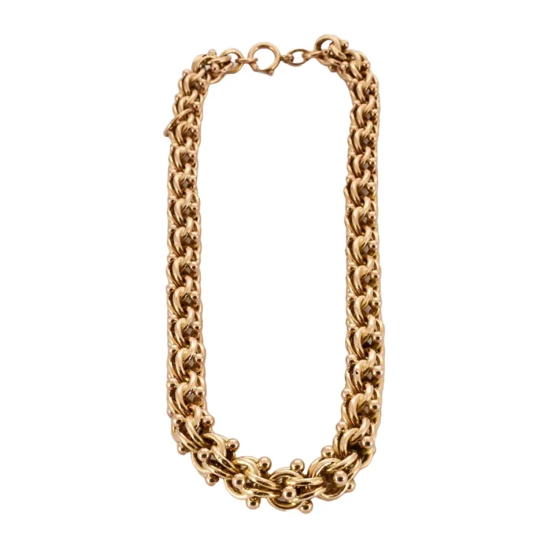 Collier maille royale en or jaune sold by 58 Facettes