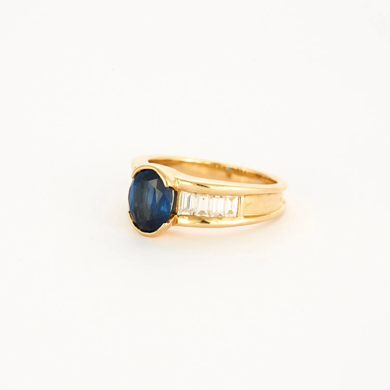 Bague Prestige or jaune, saphir et diamant sold by 58 Facettes product image thumbnail 5