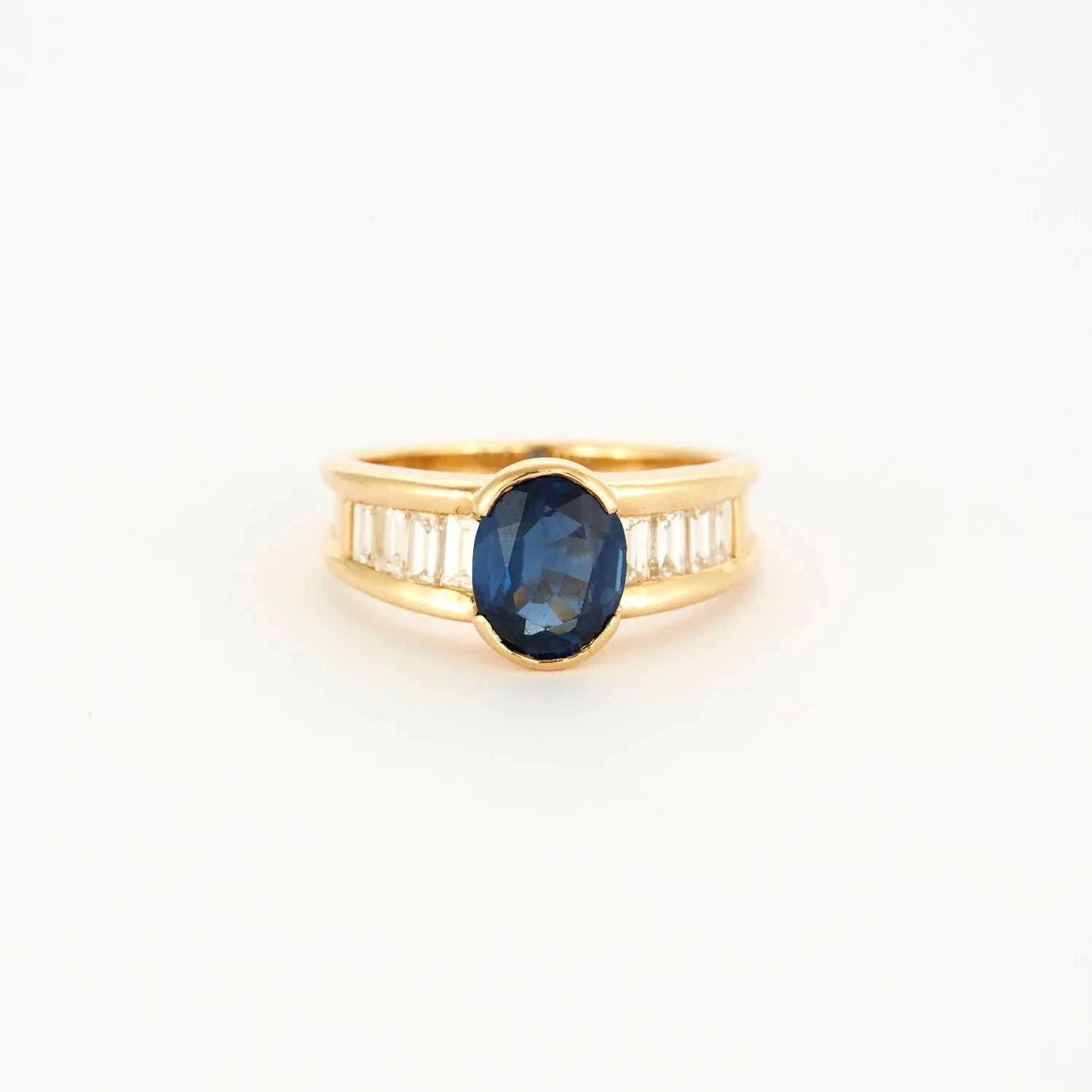 Bague Prestige or jaune, saphir et diamant sold by 58 Facettes product image thumbnail 2