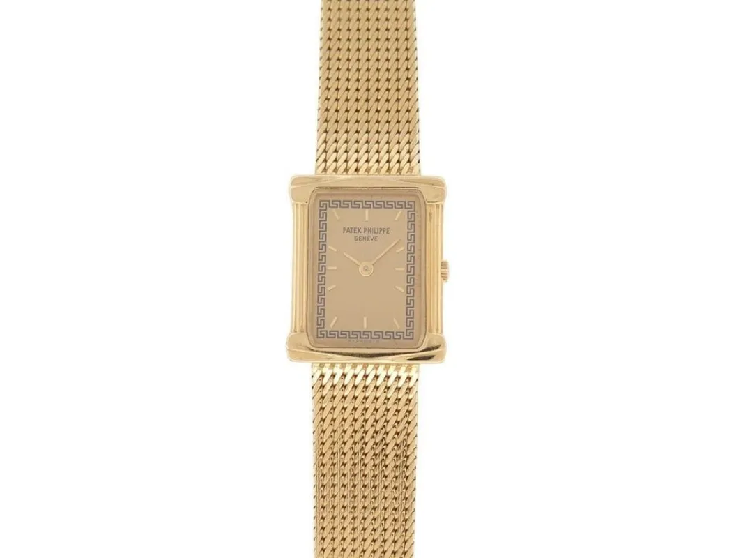 vintage montre PATEK PHILIPPE les grecques quartz or jaune sold by 58 Facettes