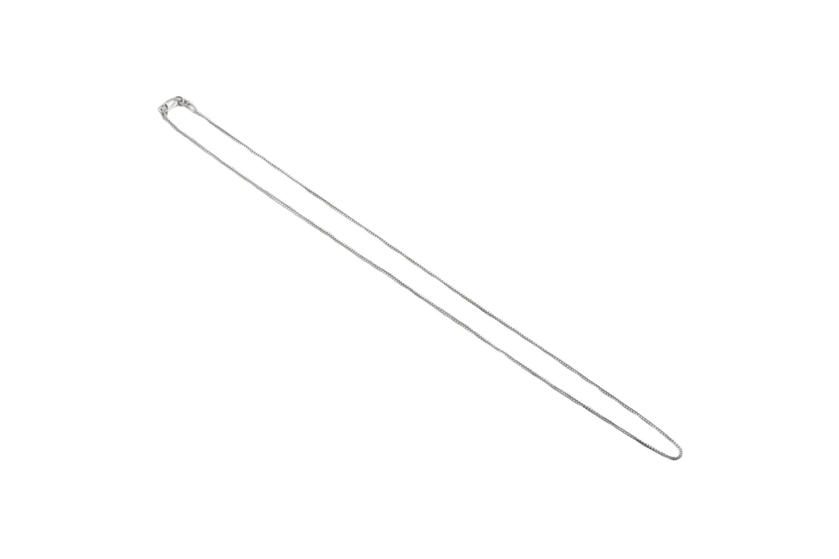 Catenina in oro bianco a maglia veneziana sold by 58 Facettes