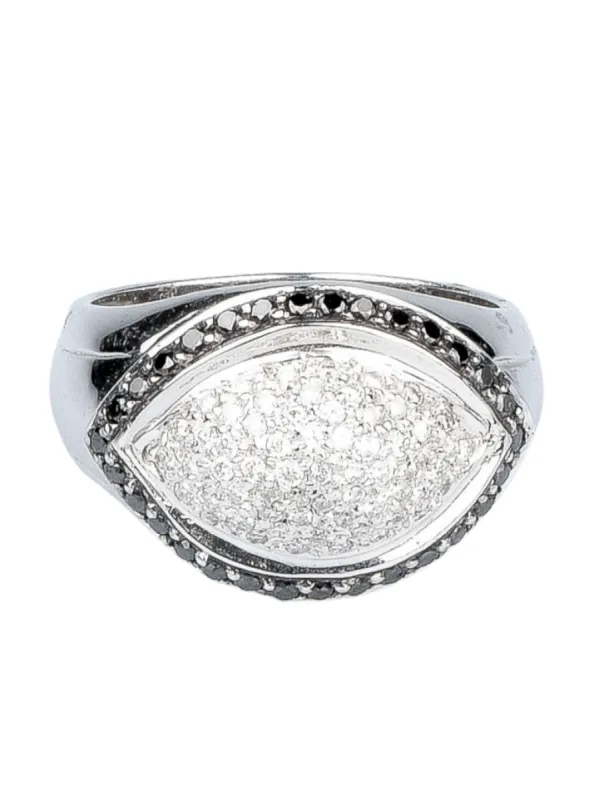 Bague diamants en or blanc sold by 58 Facettes