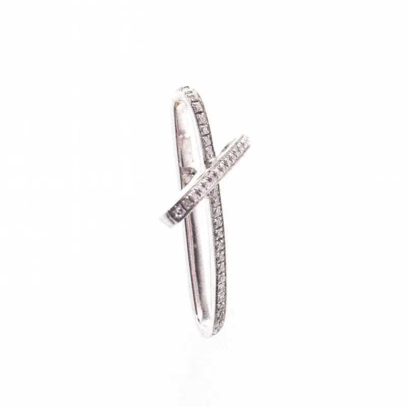 Pendentif ALFIERI CROIX DE SAINT-JEAN Or blanc Diamants sold by 58 Facettes