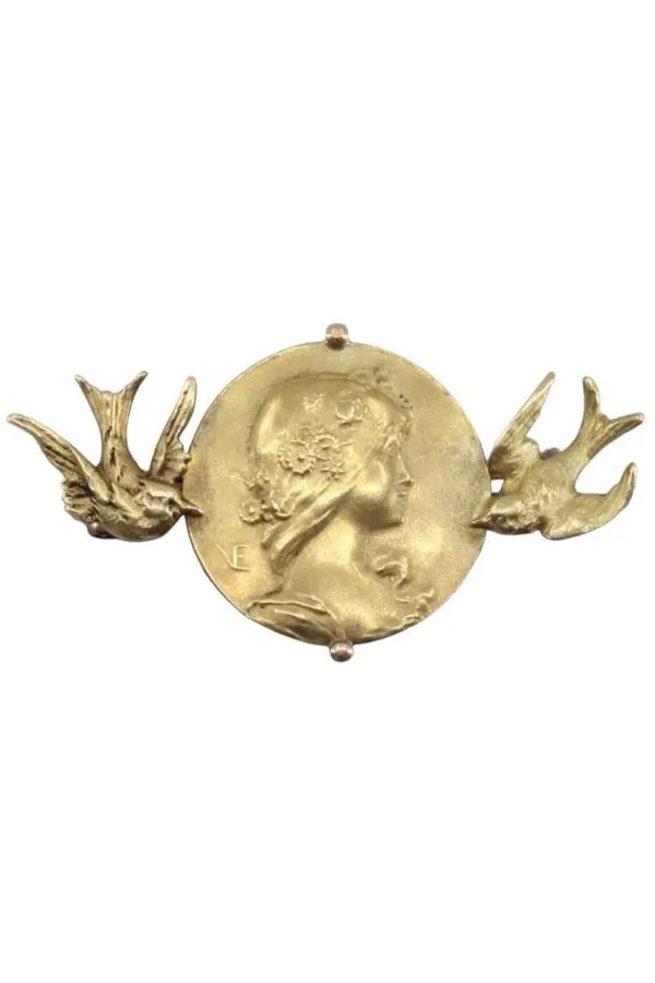 Broche art nouveau sold by 58 Facettes product image thumbnail 2