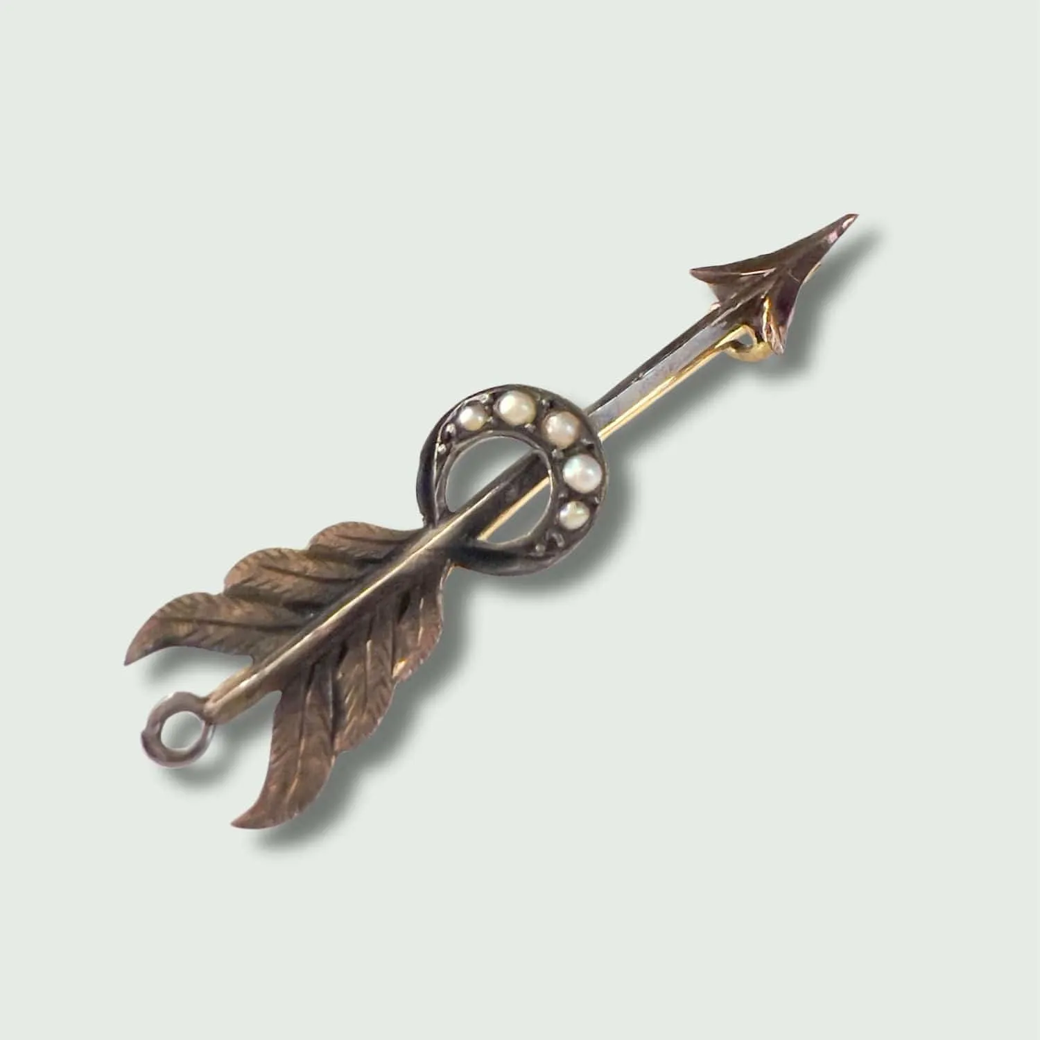 Petite broche début SXX en or 18 carats et perles sold by 58 Facettes product image thumbnail 4