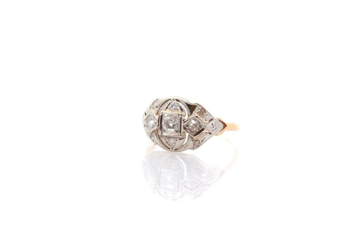 Bague vintage diamants sold by 58 Facettes