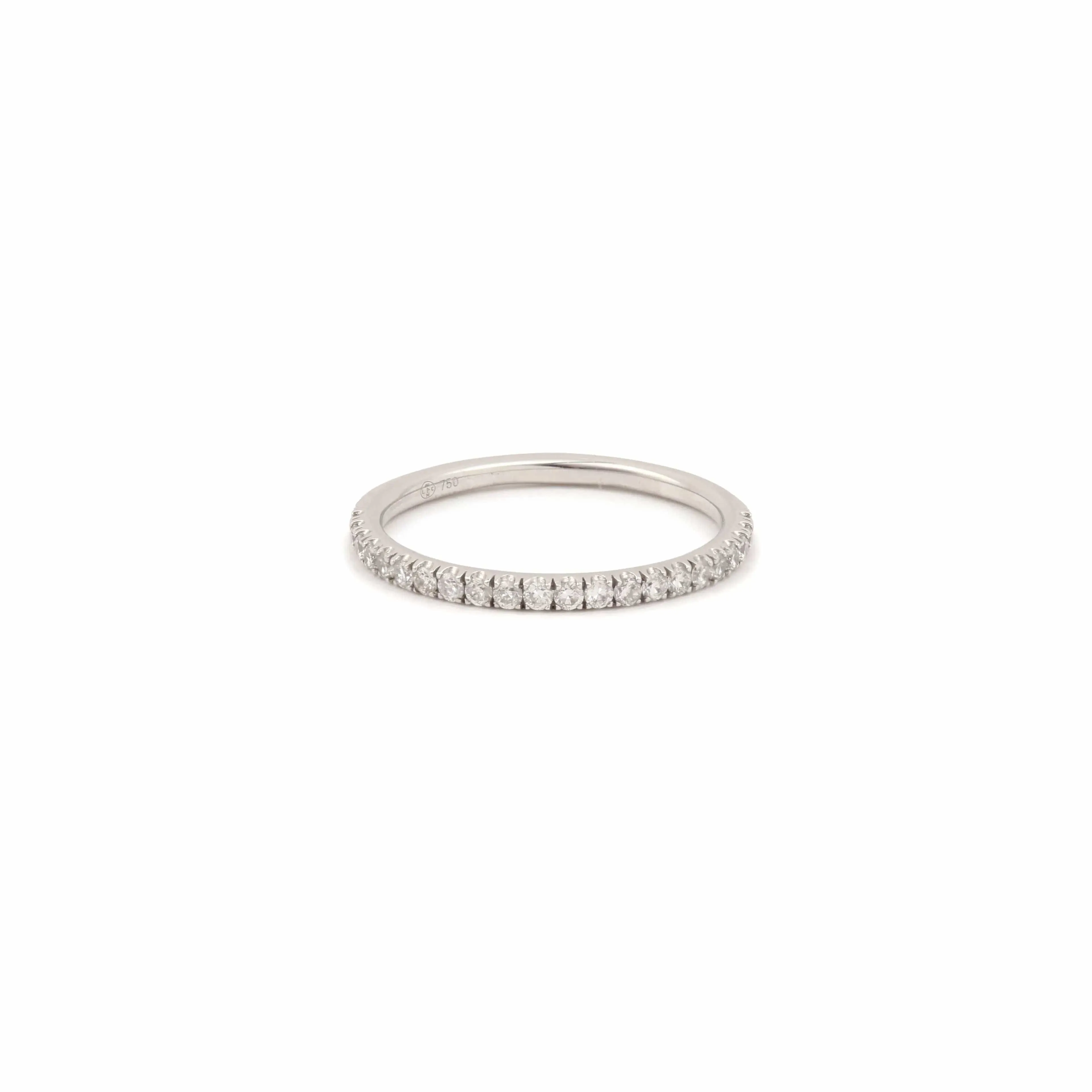 Alliance Demi Tour Diamants Or Gris sold by 58 Facettes product image thumbnail 2