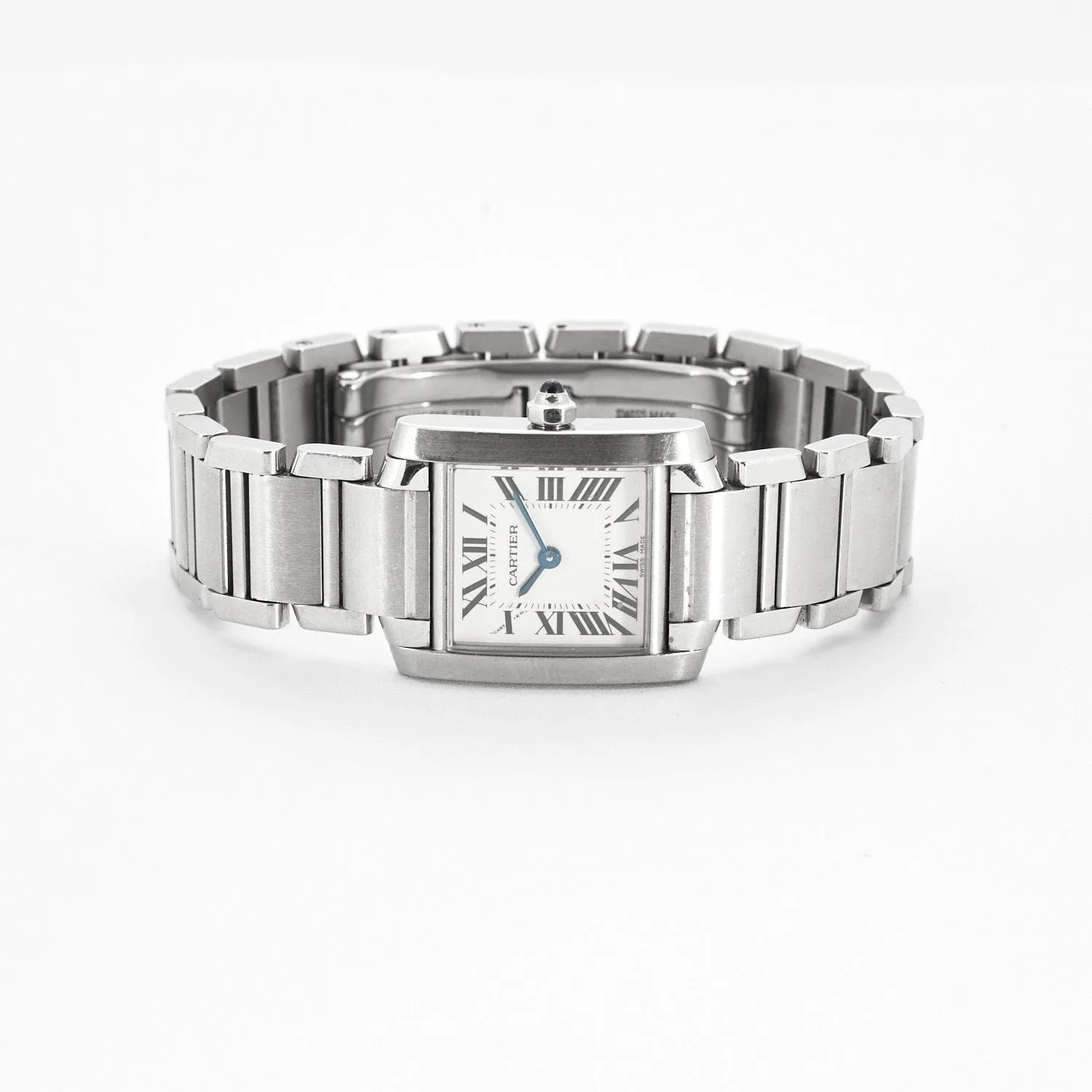 CARTIER - Montre Tank Française acier sold by 58 Facettes product image thumbnail 4