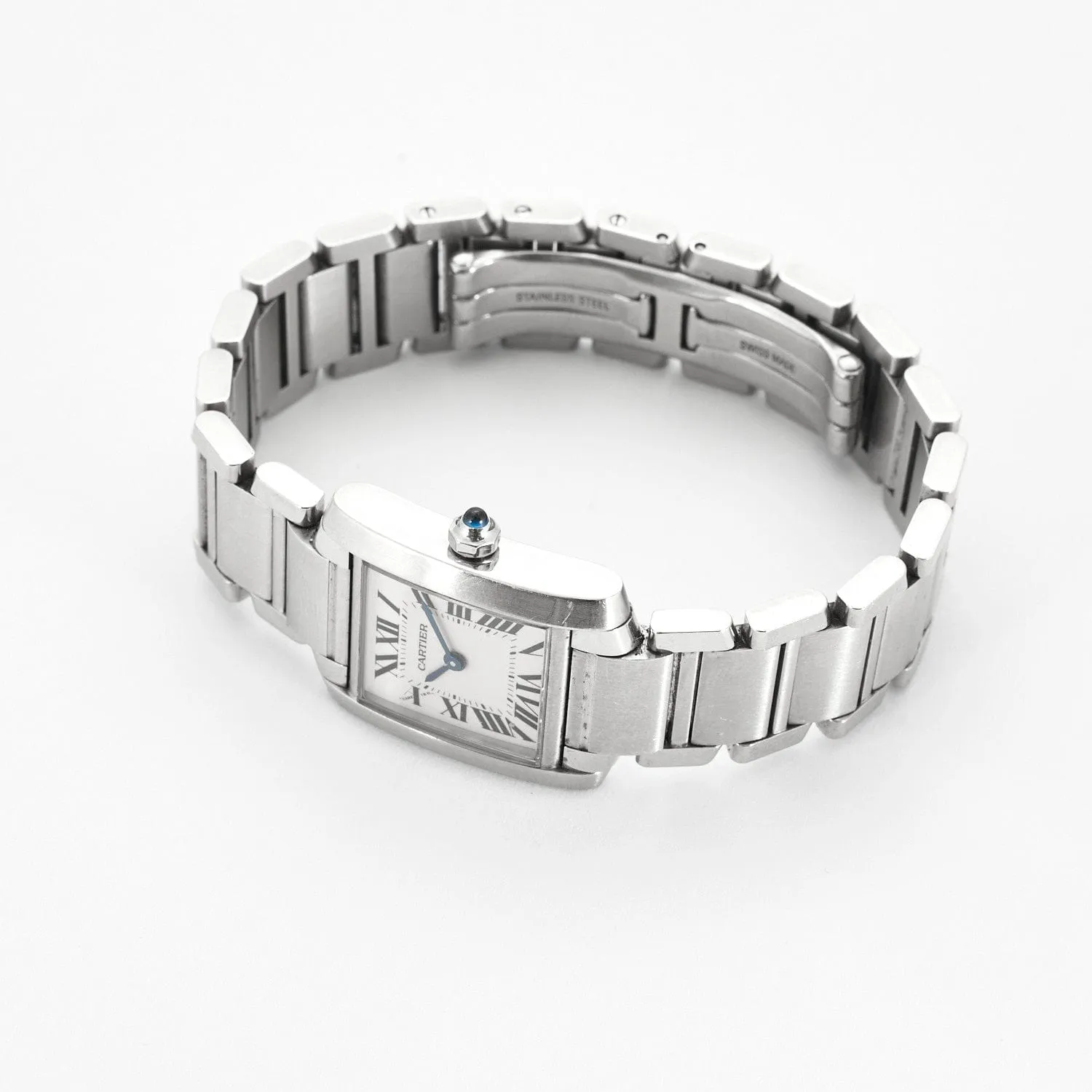 CARTIER - Montre Tank Française acier sold by 58 Facettes product image thumbnail 3