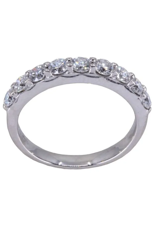 Demi alliance Or blanc Diamants sold by 58 Facettes product image thumbnail 3