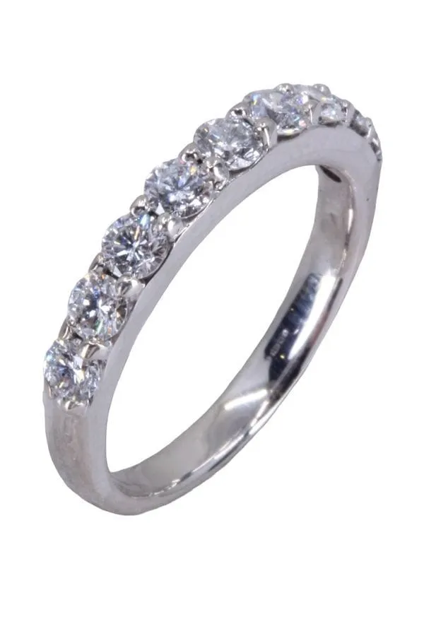 Demi alliance Or blanc Diamants sold by 58 Facettes product image thumbnail 4
