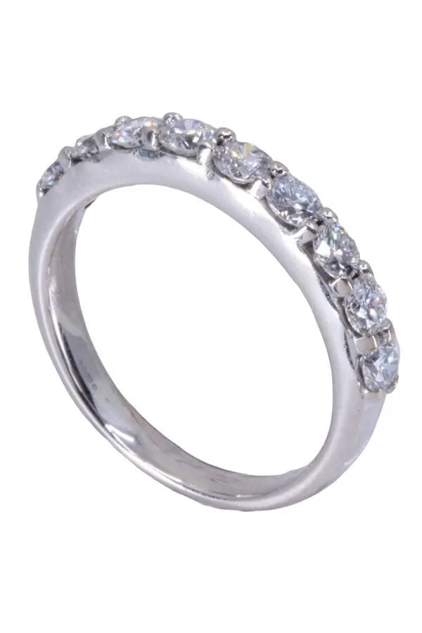 Demi alliance Or blanc Diamants sold by 58 Facettes product image thumbnail 5