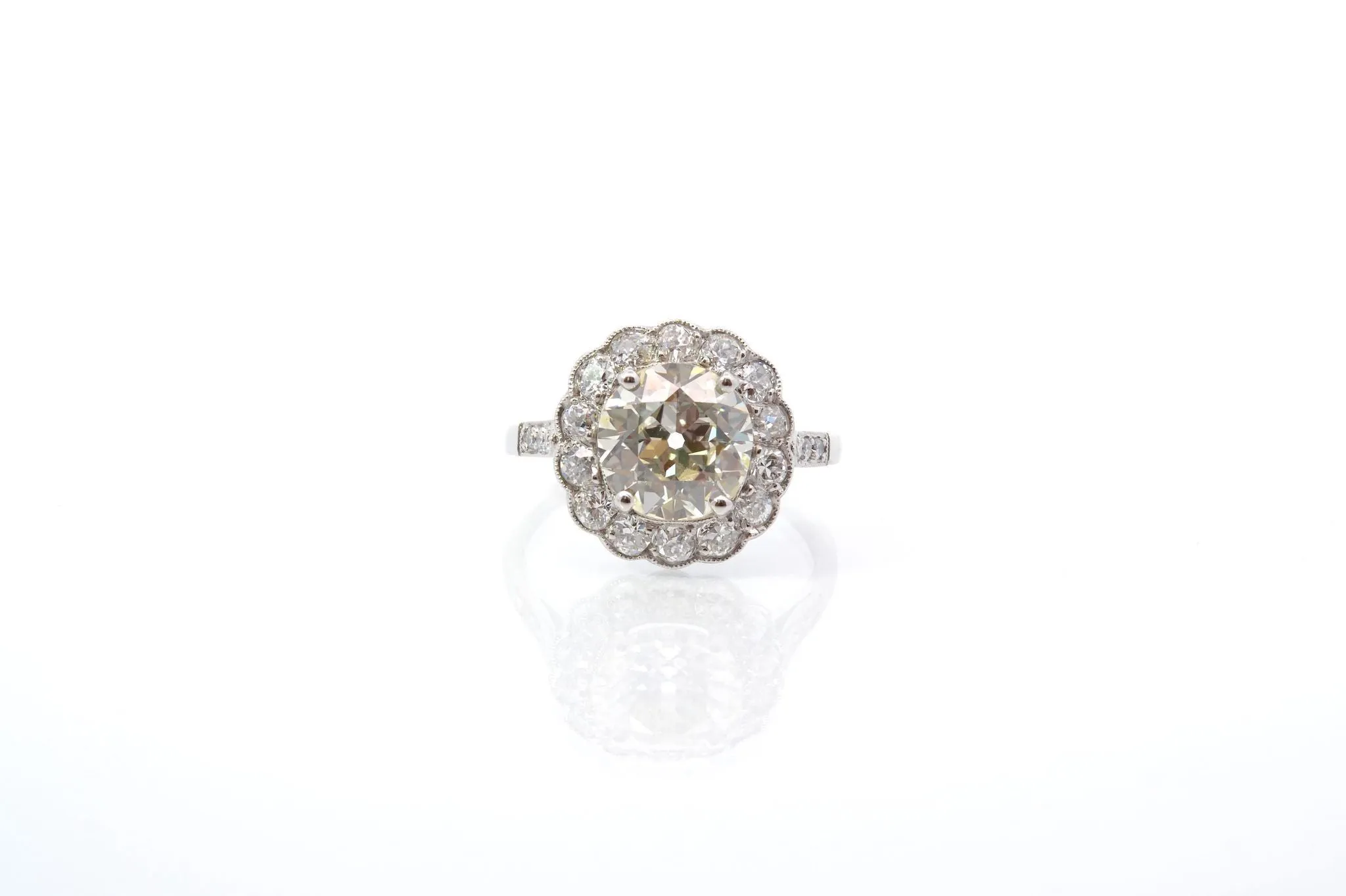 Bague marguerite diamants sold by 58 Facettes product image thumbnail 3