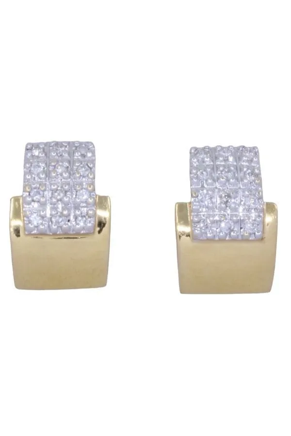 BOUCLES D'OREILLES PAVAGE DIAMANTS sold by 58 Facettes