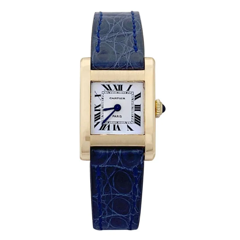 Montre Cartier "Tank Normale" or jaune. sold by 58 Facettes