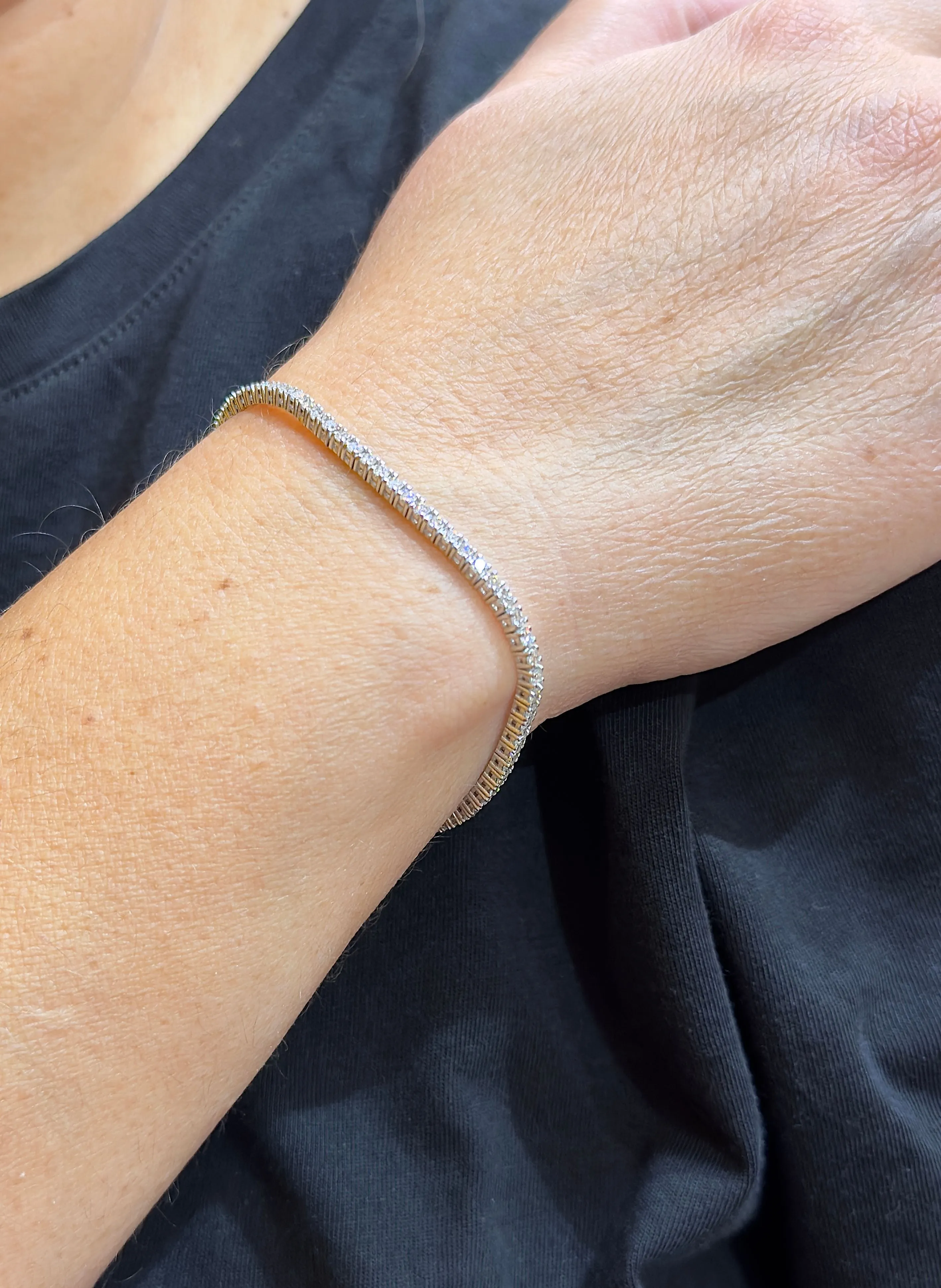 Bracelet rivière de diamants sold by 58 Facettes product image thumbnail 4