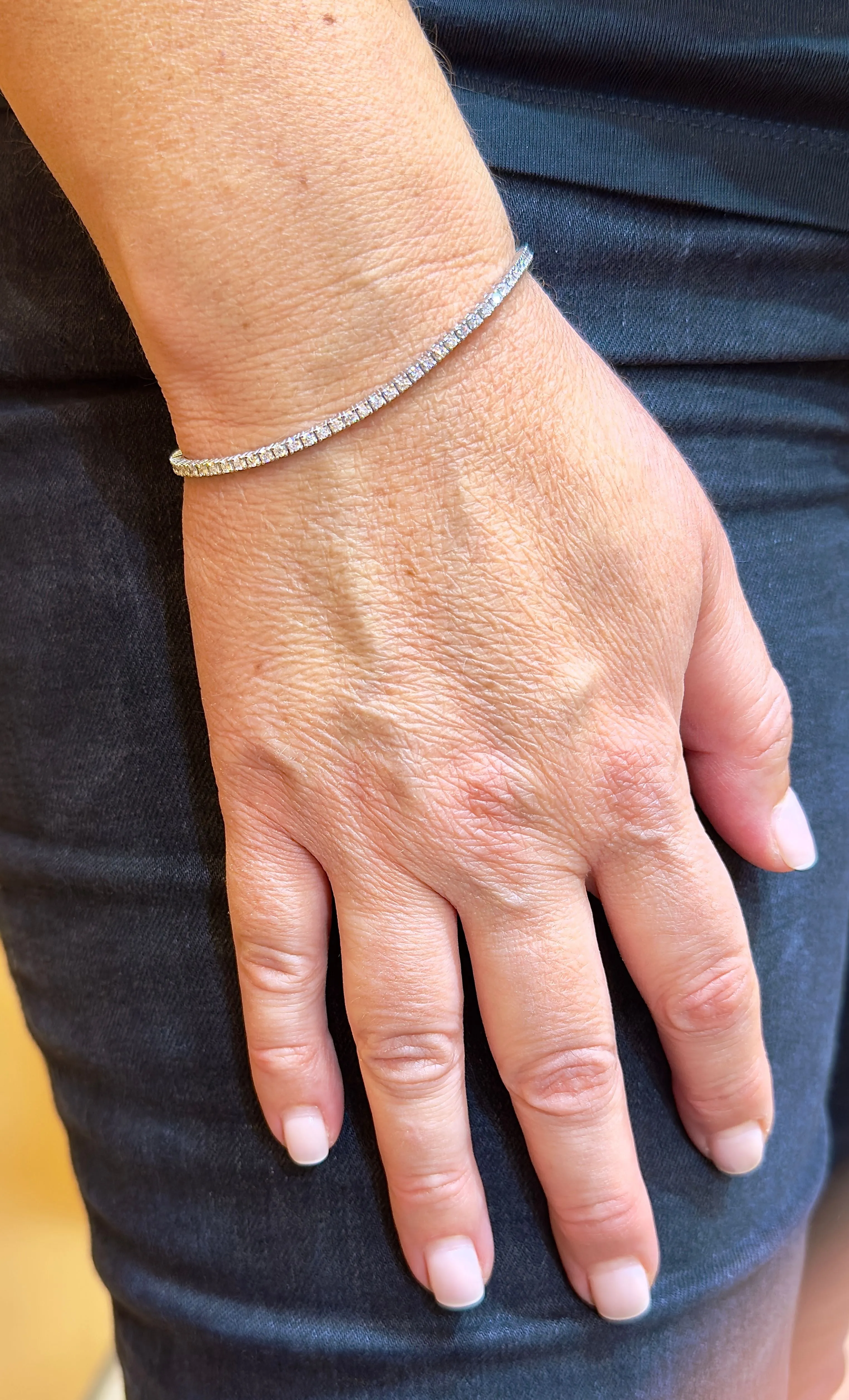 Bracelet rivière de diamants sold by 58 Facettes product image thumbnail 2