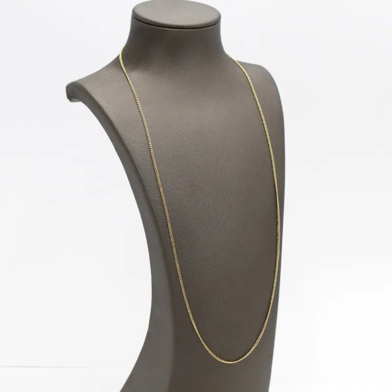 chaine gourmette dorée sold by 58 Facettes