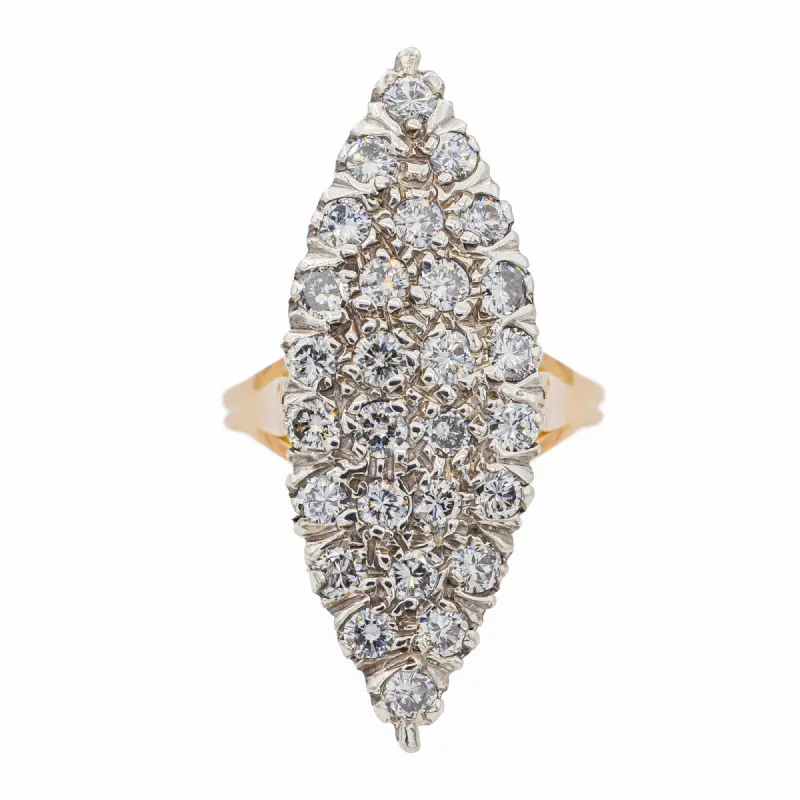 Bague Marquise Or jaune Diamant sold by 58 Facettes