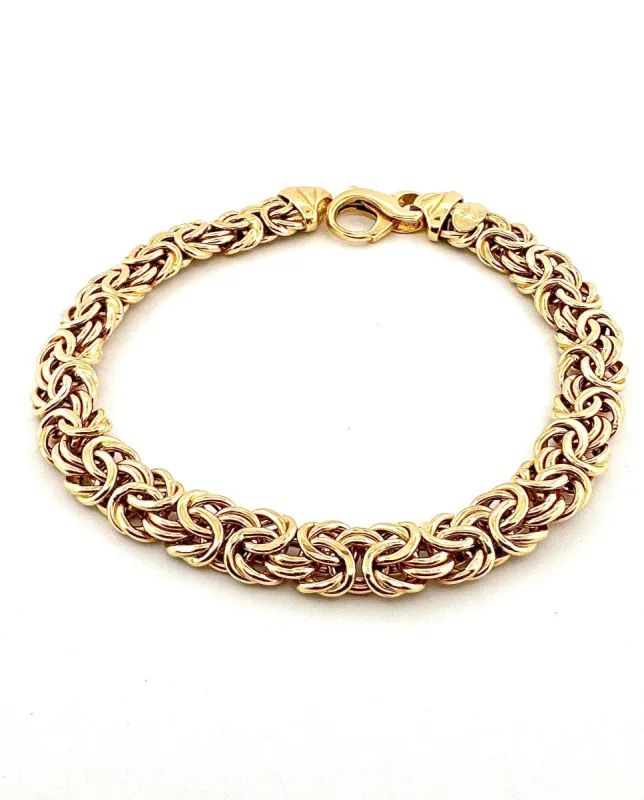 Bracelet maille royale en or jaune sold by 58 Facettes