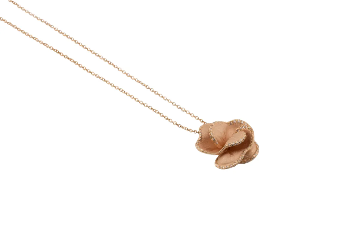 Collier en or rose avec diamants sold by 58 Facettes