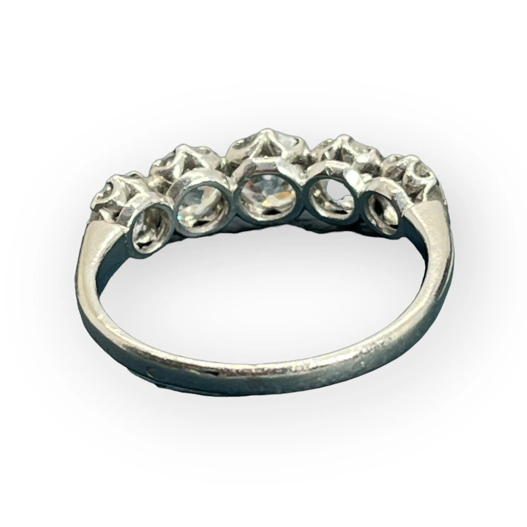 Bague or blanc et diamants sold by 58 Facettes product image thumbnail 5