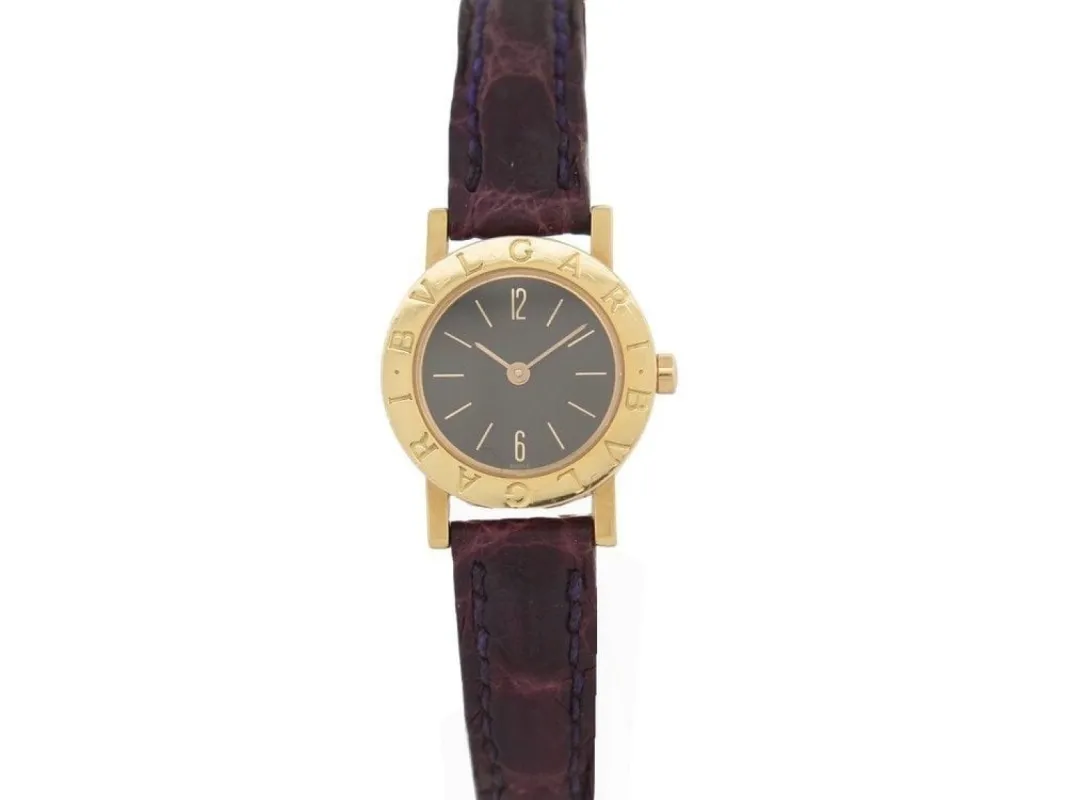 vintage montre BULGARI bvlgari bb 23mm or jaune quartz made by 58 Facettes