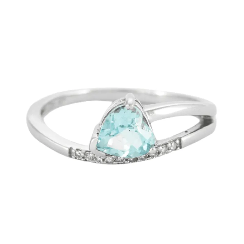 Bague Topaze taille coeur sold by 58 Facettes